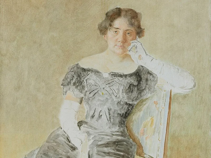 1853-Isidor Kaufmann - Ritratto di Juliette Bauer, la moglie